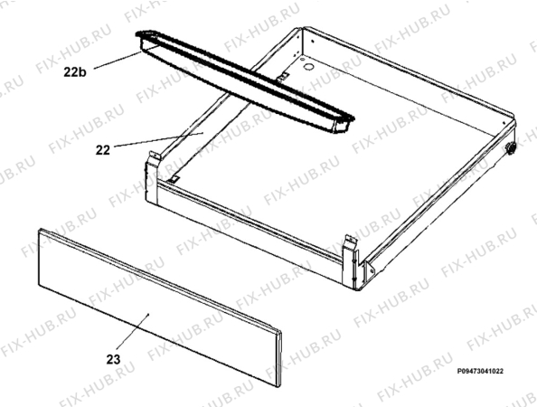 Взрыв-схема плиты (духовки) Electrolux EKK513506W - Схема узла Section 2